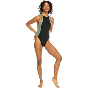 2024 Roxy Pro Performance One Piece Swimsuit ERJX103637 - Anthracite